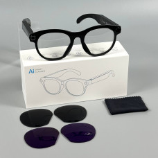 Смарт-окуляри Smart AI Glasses M88S з фото та відеозйомкою 8MP-камера + 2 комплекта додаткових лінз