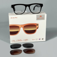 Смарт-окуляри Smart AI Glasses XK One Pro (з фото та відеозйомкою + додаткові лінзи)