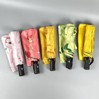 Парасолька складана (автомат) Fruits 8 спиць, антивітер (D-96см)