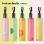 Парасолька складана (автомат) Fruits 8 спиць, антивітер (D-108см)