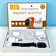 Smart Watch H15 Ultra Megabox набір 5 in 1