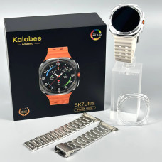 Smart Watch Kalobee America SK7 Ultra Amoled екран з 2-ма ремінцями (Silver)