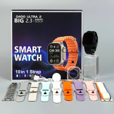 Smart Watch D400 Ultra2 (10in1) набір з 10-ма ремінцями (49мм)