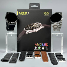 Smart Watch Kalobee Amerika SK42 Ultra Thin Amoled екран з 3-ма ремінцями