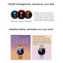 Smart Watch Kalobee Amerika SK9 Mini Amoled, IP68 з 3-ма ремінцями