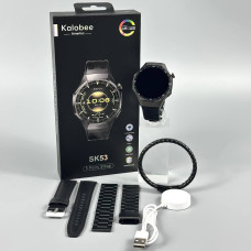 Smart Watch Kalobee Amerika SK53 Amoled, IP68 з 3-ма ремінцями