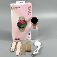 Smart Watch Kalobee Amerika SK8 Mini Gold Amoled, IP67 з 3-ма ремінцями