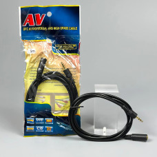AUX подовжувач 2pin 3.5mm (папа) to 3.5mm (мама) 1.5m