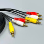 Кабель 3RCA-3RCA (3 тюльпана) 5м