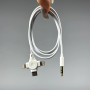 AUX RC-008 Universal Audio cable 3.5mm to 2 Lightning+Type-C (Bluetooth підключення)
