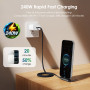 Data Cable Type-C to Lightning 240W з підставкою 1.2m