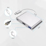 USB-C HUB 4K Device 3in1 (Type-C to HDMI+USB3.0+Type-C)