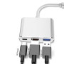 USB-C HUB 4K Device 3in1 (Type-C to HDMI+USB3.0+Type-C)