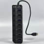 USB HUB Super Speed 7 Ports, LED-індикація для кожного порту (USB to USB3.0*7) 30см