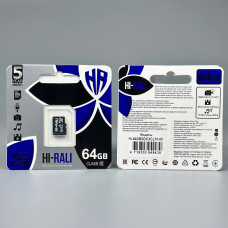 Карта пам'яті Hi-Rali 64gb 10 Class без адаптера