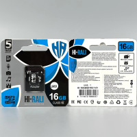 Карта пам'яті Hi-Rali 16Gb (UHS-1) 10 Class (з адаптером SD)