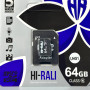 Карта пам'яті Hi-Rali 64Gb (UHS-1) 10 Class (з адаптером SD)