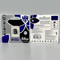 Карта пам'яті Hi-Rali 64gb (UHS-1) 10 Class (без адаптера)