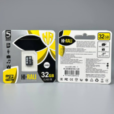 Карта пам'яті Hi-Rali 32gb (UHS-1) 10 Class без адаптера