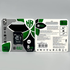 Карта пам'яті Hi-Rali 8Gb (UHS-1) 10 Class (з адаптером SD)