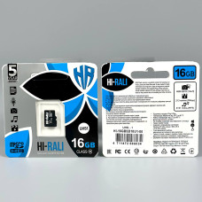 Карта пам'яті Hi-Rali 16GB (UHS-1) 10 Class без адаптера