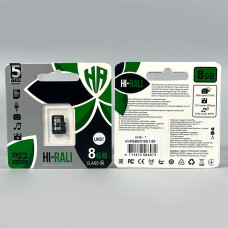 Карта пам'яті Hi-Rali 8Gb (UHS-1) 10 Class (без адаптера)