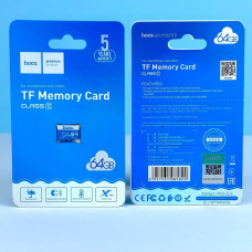 Карта пам'яті MicroSD Hoco 64GB Class 10 (UHS-1 U1) Original card only 95Mb/s