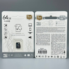 Карта пам'яти T&G 64gb 10 Class без адаптера