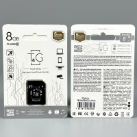 Карта пам'яті T&G 8Gb 10 Class з адаптером SD