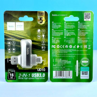 USB флеш Hoco UD10 16Gb Wise USB3.0+Type-C