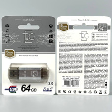 USB флеш T&G 64Gb Star 009 (USB+Type-C) USB3.0 Швидкісна