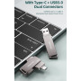 USB Флеш Usams US-ZB202 256GB Type-C+USB 3.0