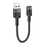USB Подовжувач Hoco U107 USB male to Type-C female adapter cable(L=0.1m)