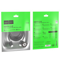 Кабель Hoco US08 HDMI 2.0 male-to-male 4K HD 3m