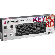Клавіатура Defender Element HB-195 Eng/Рус/Укр розкладками