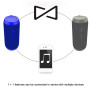 Портативна колонка HOPESTAR P7 Bluetooth з радіо 19,7*8,5*8,7 см