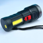 Ліхтарик L-822-6 Battery indicator functional USB Charge Flashlight Вбудований акумулятор