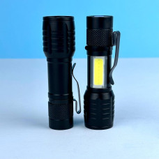 Ліхтарик 535-WP COB+XPE LED USB вбудований акумулятор без упаковки 