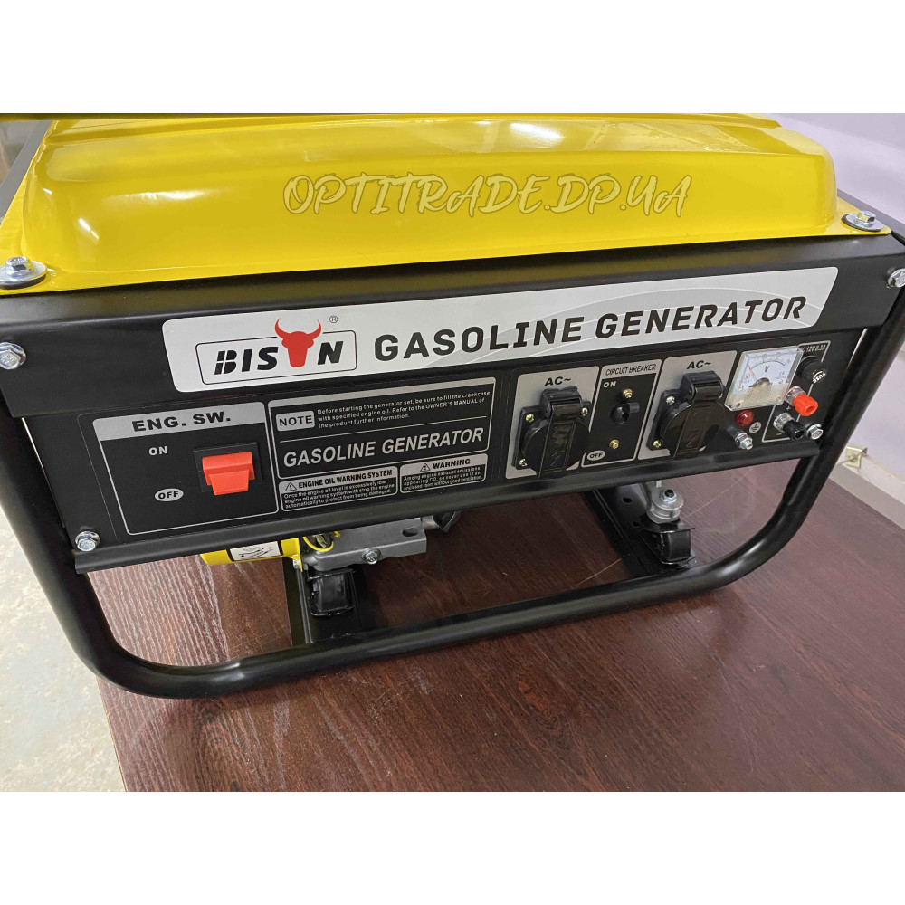 Бензиновий генератор Bison BS3500 3кВт (Гарантія на перевірку 14 днів)