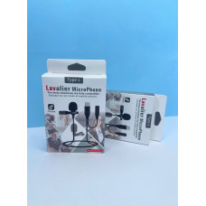 Мікрофон петличний JH-042A Lavalier MicroPhone Type-C з виходом для навушників