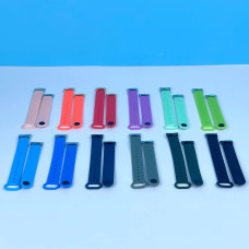 Ремінець на фітнес браслет Xiaomi Mi Band M8 Сombined Steel-Carbon Fiber TPU