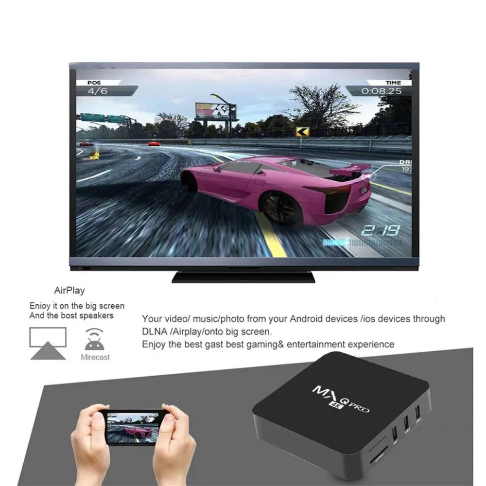 Smart TV приставка Box MXQ Pro 4K 5G (2, 32Gb)