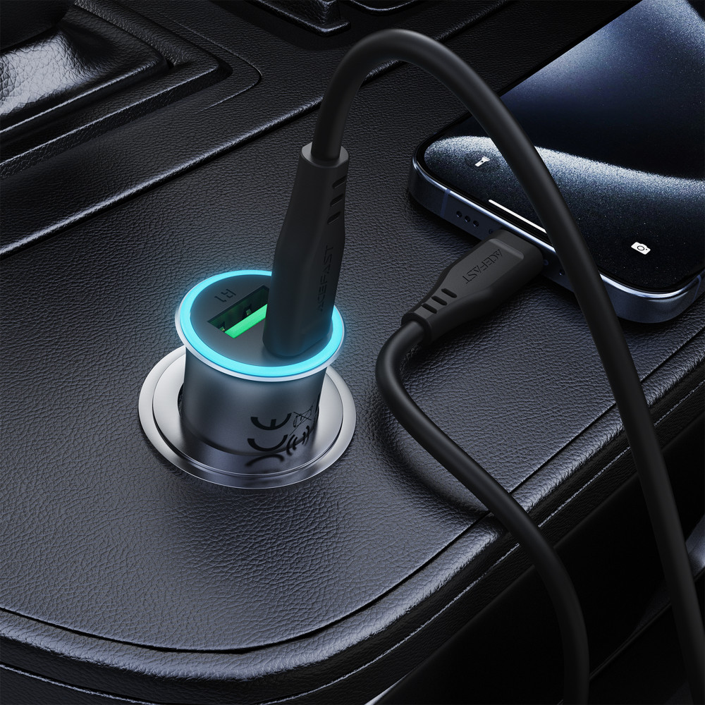 Автомобільний зарядний пристрій AceFast B16 95W Type-C to Type-C