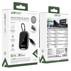 Автомобільний бездротовий CarPlay AceFast QC1 (USB+Type-C)