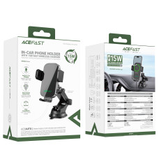 Holder AceFast D53 Magnetic з бездротовою зарядкою
