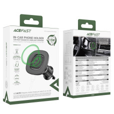 Holder AceFast D46 Magnetic з бездротовою зарядкою