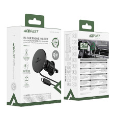 Holder AceFast E51 QI2 25W Magnetic з бездротовою зарядкою 25W