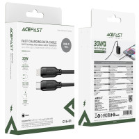 Data Cable AceFast C16-01 Type-C to Lightning 30W 1.2m