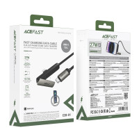 Data Cable AceFast C28-01 Type-C to Lightning 27W 1.2m (з підставкою)