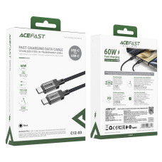 Data Cable AceFast C12-03 Type-C to Type-C 60W 1.2m